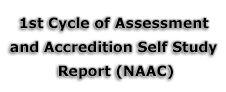 1st Cycle Assement and accredition  Self Study Report(NAAC)